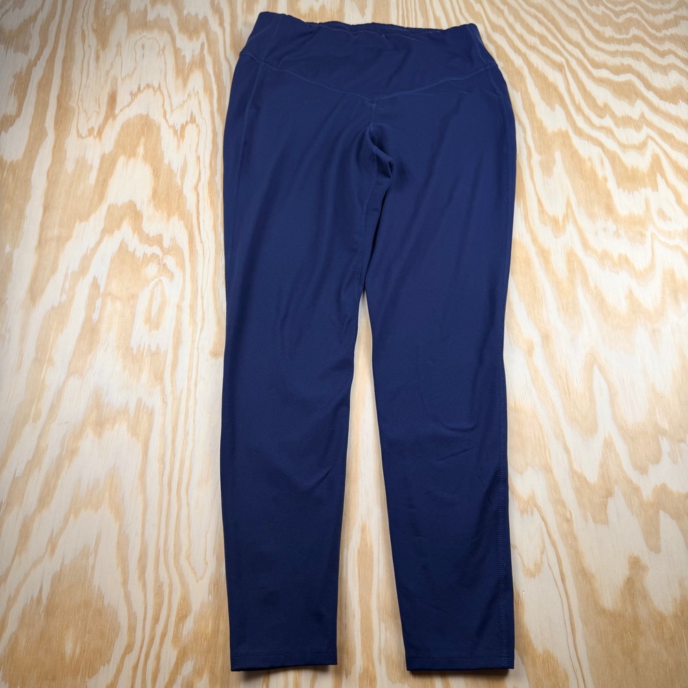 The North Face Womens Navy Blue High Waisted Athletic Leggings Large NF0A3Y29